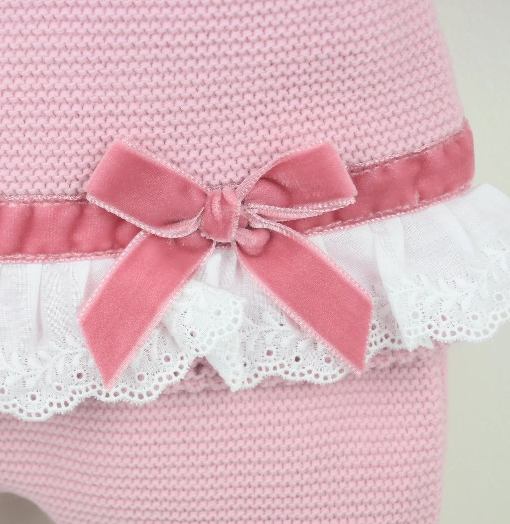 Welcome to the World Pink Bow Suit - 3 Piece