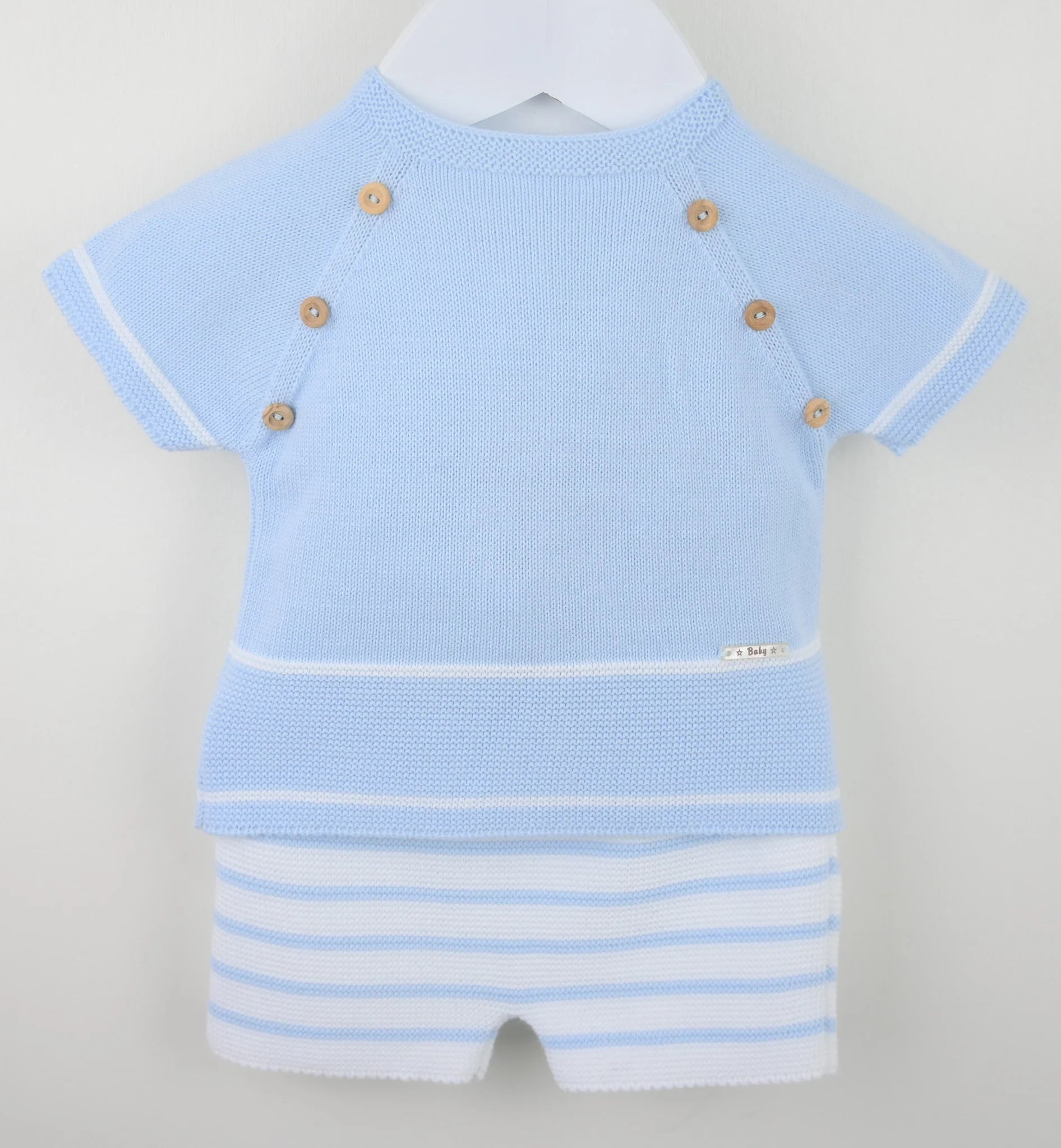 Hudson Baby Blue Short Set