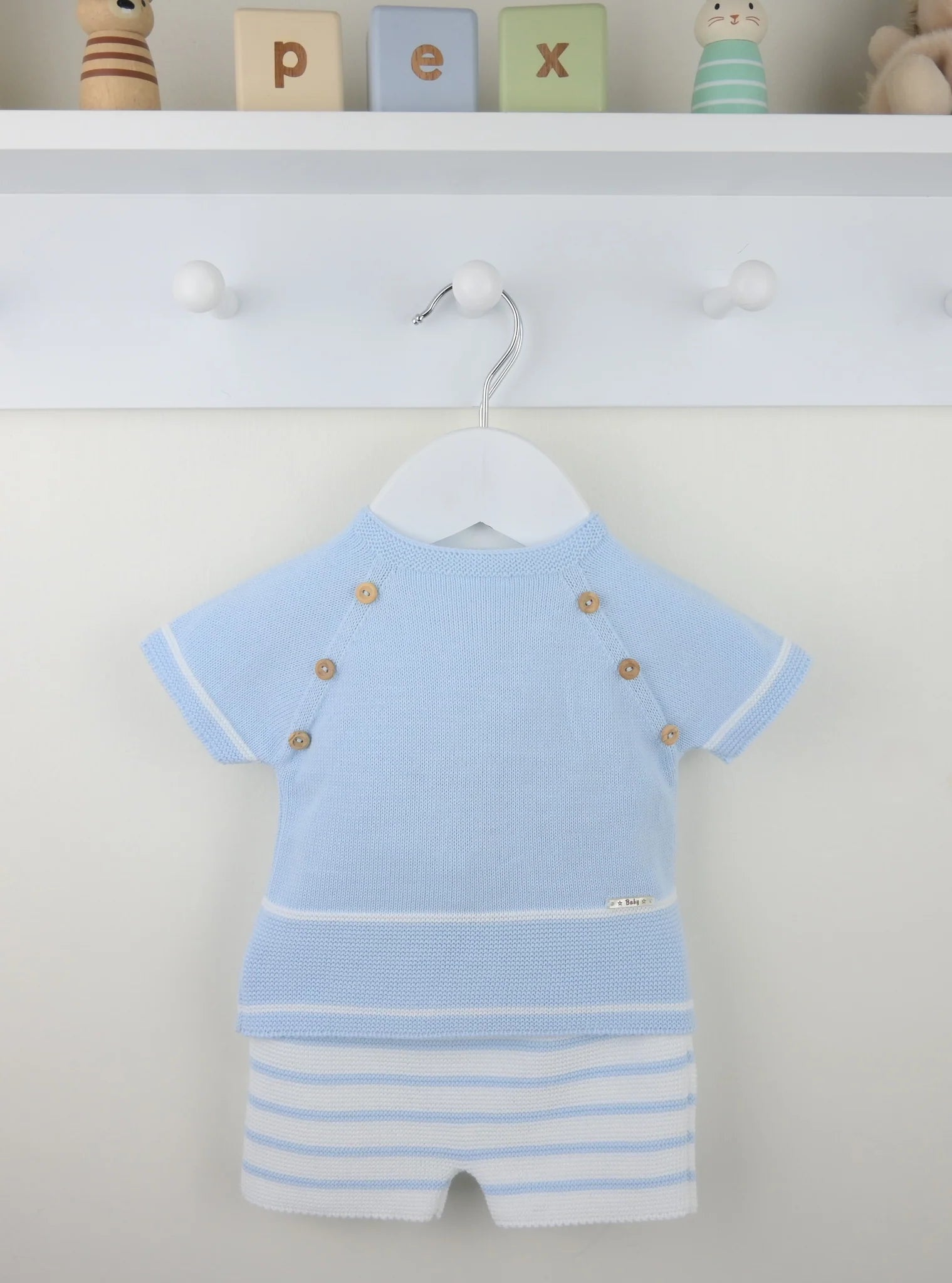 Hudson Baby Blue Short Set