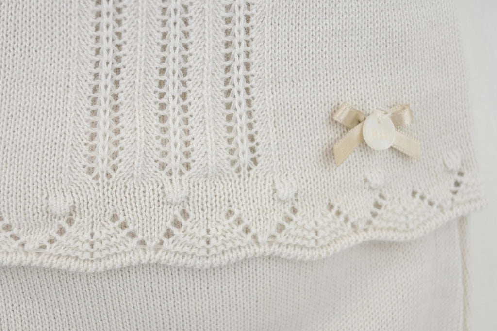 Welcome to the World Beige Frill Suit - 3 Piece