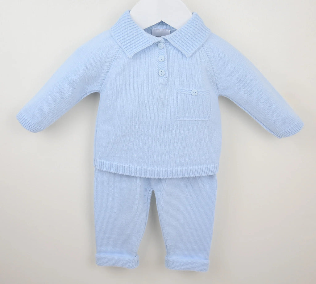 Louis Trouser Set Baby Blue