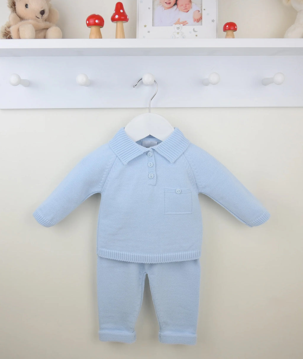 Louis Trouser Set Baby Blue