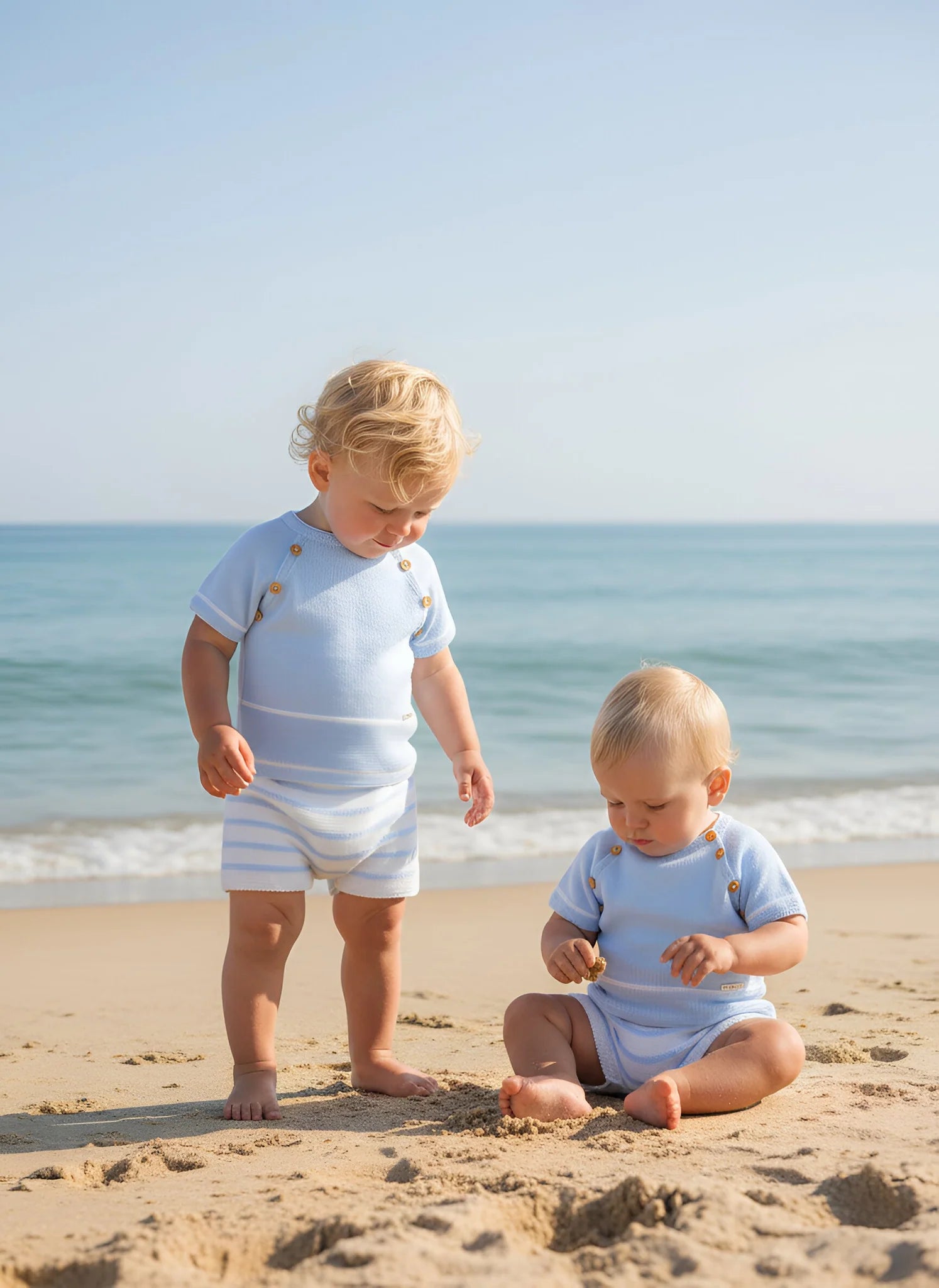 Hudson Baby Blue Short Set