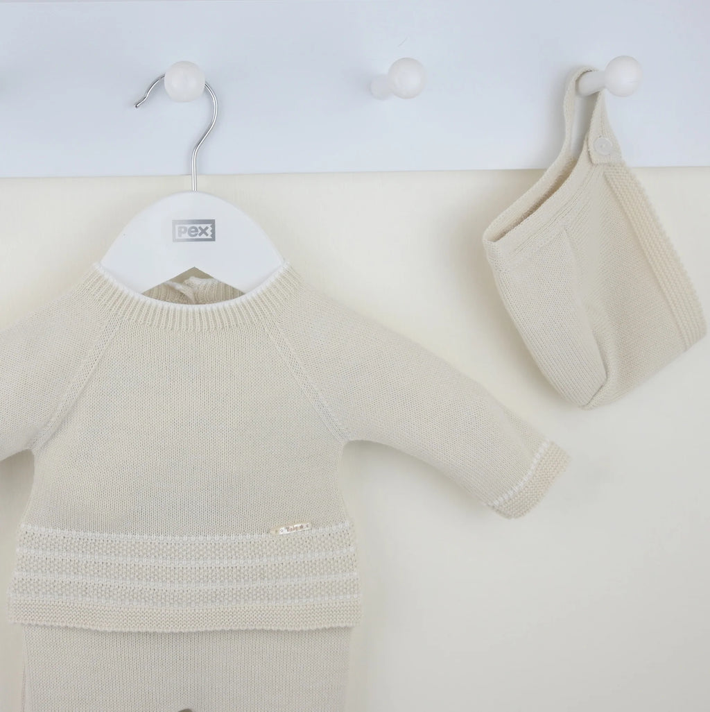 Welcome to the World Unisex Beige Set - 3 Piece