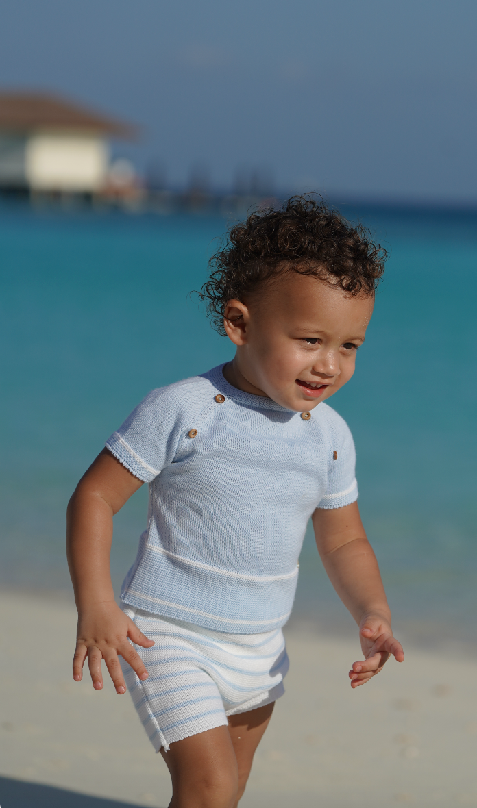 Hudson Baby Blue Short Set